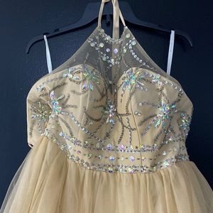 Halter top homecoming dress